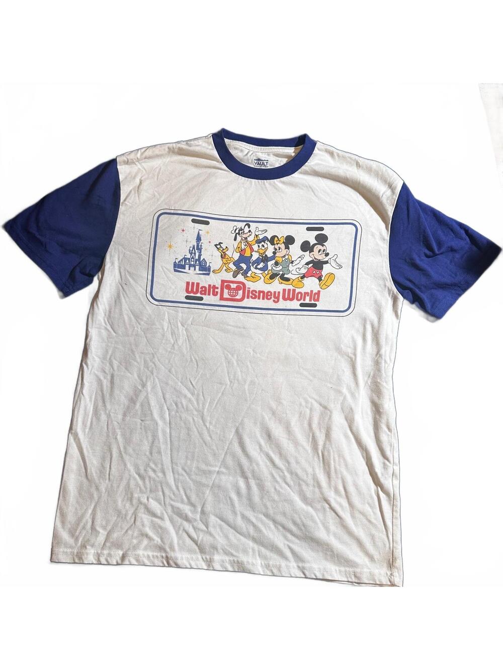 Small 50th Anniversary Walt Disney World License Plate Tee